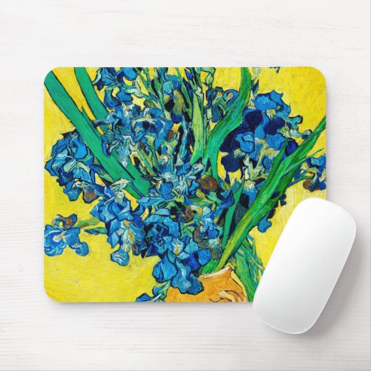 Vase mit Ire, Van Gogh Mousepad (Mit Mouse)