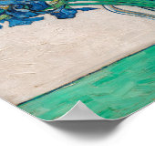 Vase mit Ire, Van Gogh Poster (Ecke)