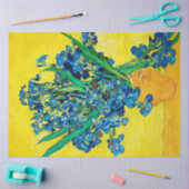 Vase mit Ire, Van Gogh Seidenpapier (Basteln)