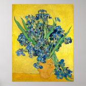 Vase mit Ire, Vincent Van Gogh Poster (Vorne)