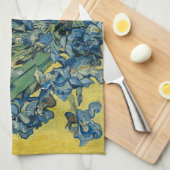 Vase mit Iren von Van Gogh - Still Life Geschirrtuch (Viertel Falte)