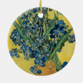Vase mit Iren von Van Gogh - Still Life Keramik Ornament (Hinten)