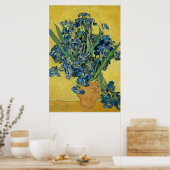 Vase mit Iren von Van Gogh - Still Life Poster (Küche)