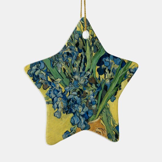 Vase mit Irisch von Van Gogh - Still Life Keramik Ornament (Rechts)