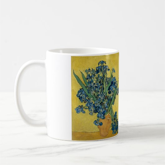 Vase mit Irisvon Van Gogh Kaffeetasse (Links)