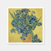 Vase mit Irisvon Van Gogh Serviette (Vorderseite)