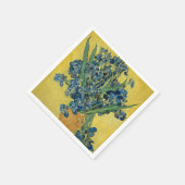 Vase mit Irisvon Van Gogh Serviette (Ecke)