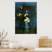 Vase mit Kornblumen und Mohn, van Gogh Poster (Küche)