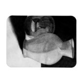 Vase mit Kugel Magnet (Horizontal)