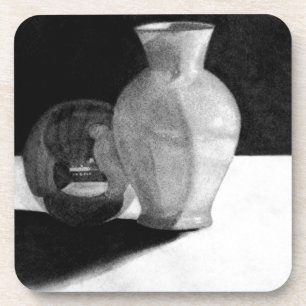 Vase mit Kugel Untersetzer