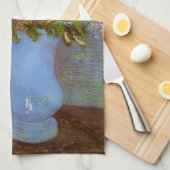 Vase mit Lilacs und Daisis von Vincent van Gogh Geschirrtuch (Viertel Falte)