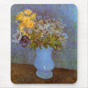 Vase mit Lilacs und Daisis von Vincent van Gogh Mousepad
