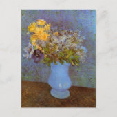 Vase mit Lilacs und Daisis von Vincent van Gogh Postkarte (Vorderseite)
