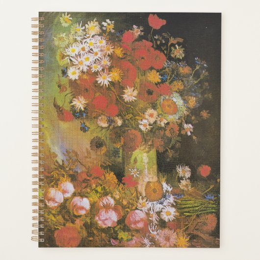 Vase mit Maisblumen und Pfefferkuchen, Bäuche und Planer (Vorderseite)