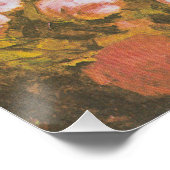 Vase mit Maisblumen und Pfefferkuchen, Bäuche und Poster (Ecke)