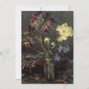 Vase mit Myosotis und Pfingstrosen von Vincent van