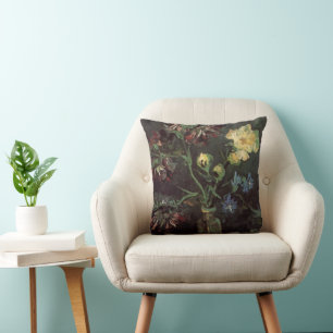 Vase mit Myosotis und Pfingstrosen von Vincent van Kissen
