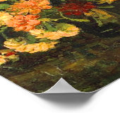 Vase mit Nelken (F243) Van Gogh Fine Art Poster (Ecke)
