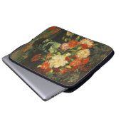 Vase mit Nelken, Vincent van Gogh Laptopschutzhülle (Vorne Knopf)