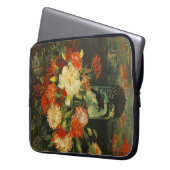 Vase mit Nelken, Vincent van Gogh Laptopschutzhülle (Vorderseite Links)