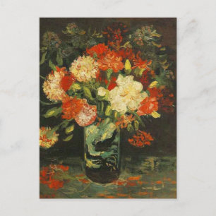Vase mit Nelken Vincent van Gogh Postkarte