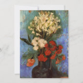 Vase mit Nelken von Vincent van Gogh (Vorderseite)