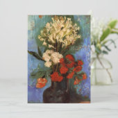 Vase mit Nelken von Vincent van Gogh (Stehend Vorderseite)
