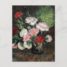 Vase mit Nelken von Vincent Van Gogh, 1886 Pos. Postkarte