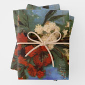 Vase mit Nelken von Vincent van Gogh Geschenkpapier Set (Beispiel)