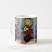 Vase mit Nelken von Vincent van Gogh Kaffeetasse (Vorderseite Links)