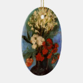 Vase mit Nelken von Vincent van Gogh Keramik Ornament (Rechts)