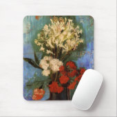 Vase mit Nelken von Vincent van Gogh Mousepad (Mit Mouse)
