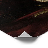 Vase mit Nelken von Vincent van Gogh Poster (Ecke)