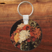 Vase mit Nelken von Vincent van Gogh Schlüsselanhänger (Vorderseite)