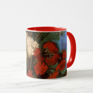 Vase mit Nelken von Vincent van Gogh Tasse