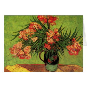 Vase mit Oleanders und Bücher von Vincent van Gogh