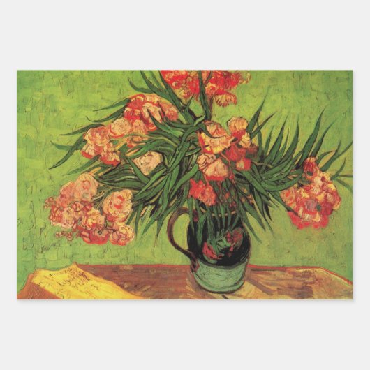 Vase mit Oleanders und Bücher von Vincent van Gogh Geschenkpapier Set (Vorderseite 2)
