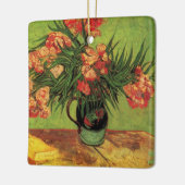 Vase mit Oleanders und Bücher von Vincent van Gogh Keramikornament (Links)