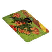 Vase mit Oleanders und Bücher von Vincent van Gogh Magnet (Rechte Seite)