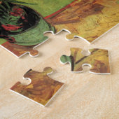 Vase mit Oleanders und Bücher von Vincent van Gogh Puzzle (Seite)