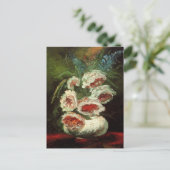Vase mit Peonys von Vincent van Gogh Postkarte (Stehend Vorderseite)