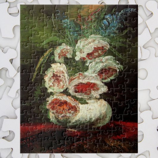 Vase mit Peonys von Vincent van Gogh Puzzle