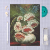 Vase mit Peonys von Vincent van Gogh Seidenpapier (Handwerk)
