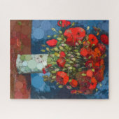 Vase mit Poppies von After Vincent van Gogh Puzzle (Horizontal)