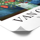 Vase mit Poppies von Vincent van Gogh Poster (Ecke)