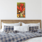 Vase mit Red Gladioli von Vincent van Gogh Leinwanddruck (Insitu (Schlafzimmer))