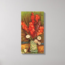 Vase mit Red Gladioli von Vincent van Gogh Leinwanddruck