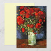 Vase mit Red Poppies Vincent van Gogh. (Vorne/Hinten)