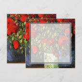 Vase mit Red Poppies Vincent van Gogh. (Vorne/Hinten)