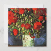Vase mit Red Poppies Vincent van Gogh. (Rückseite)